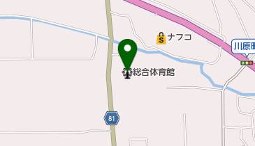 うきは市立総合体育館の地図画像