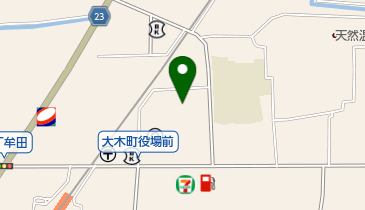 大木町総合体育館の地図画像