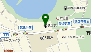 福岡武道館の地図画像