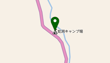 蛇渕キャンプ場の地図画像