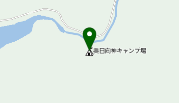 奥日向神キャンプ場の地図画像