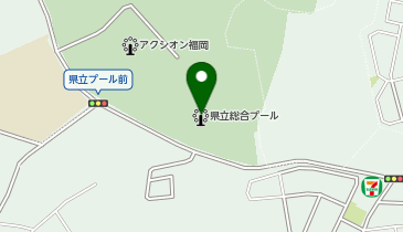 福岡県立総合プールアイススケートリンクの地図画像