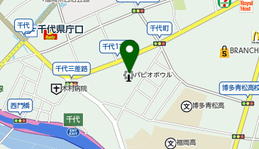 オーヴィジョンアイスアリーナ福岡の地図画像