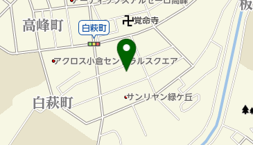 グリーンヒルズインドアテニススクールの地図画像