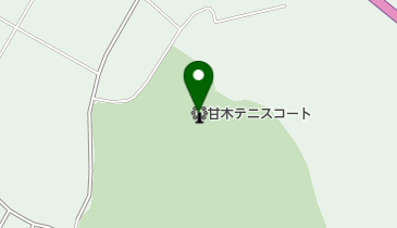 朝倉市甘木テニスコートの地図画像