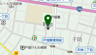 戸畑庭球場の地図画像