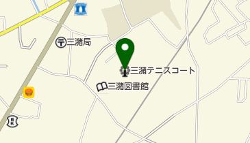 三潴テニスコートの地図画像