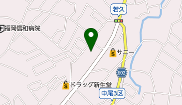 若久テニスクラブの地図画像