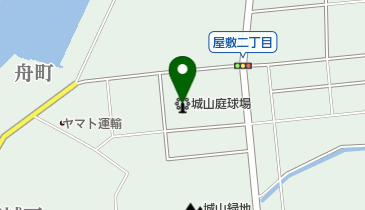 城山庭球場の地図画像