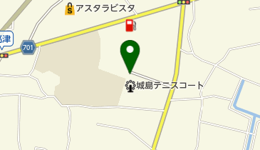 城島テニスコートの地図画像