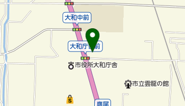 柳川市民大和テニスコートの地図画像