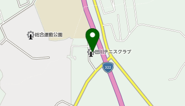 田川テニスクラブの地図画像
