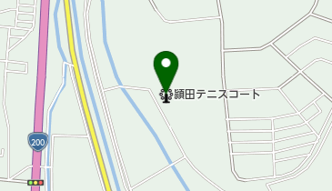 飯塚市頴田テニスコートの地図画像
