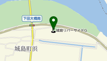 城島リバーサイドゴルフ場の地図画像