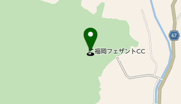 福岡フェザントカントリークラブの地図画像