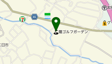 曙ゴルフガーデンの地図画像