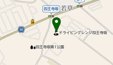 ドライビングレンジ四王寺坂の地図画像