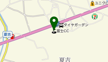 富士カントリー倶楽部の地図画像