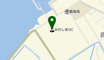みのしまゴルフクラブの地図画像