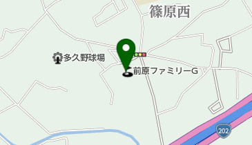 前原ファミリーゴルフの地図画像