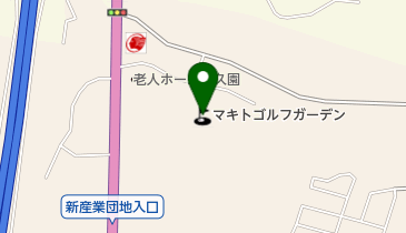 マキトゴルフガーデンの地図画像