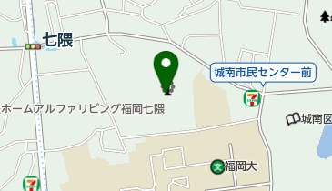 七隈ファミリープラザの地図画像