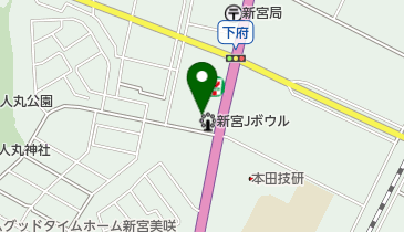 新宮Jボウルの地図画像