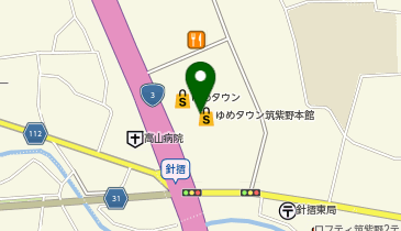 namcoゆめタウン筑紫野店の地図画像