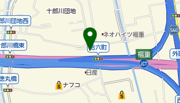 楽市楽座福重店の地図画像