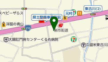 楽市楽座楽市街道くるめ店の地図画像