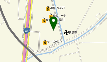 namcoゆめモール柳川店の地図画像