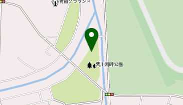 紫川河畔プールの地図画像