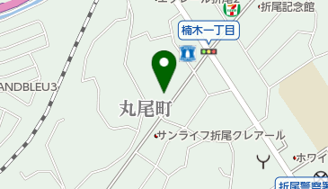 折尾プールの地図画像