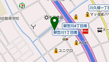 大野城市北市民プールの地図画像