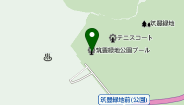 筑豊緑地プールの地図画像