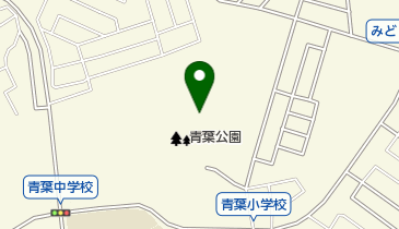 青葉公園芝生広場の地図画像