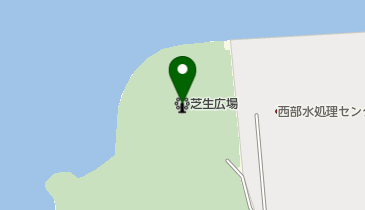 小戸公園芝生広場の地図画像