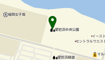 愛宕浜中央公園球技場の地図画像