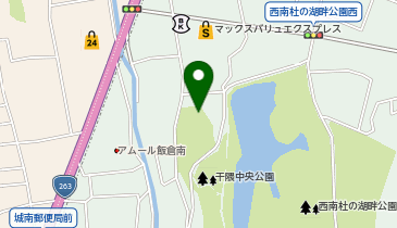 西南杜の湖畔公園多目的広場の地図画像