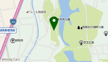 西南杜の湖畔公園自由広場の地図画像