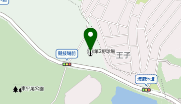 東平尾公園第2野球場の地図画像