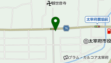 観世音寺の鐘の地図画像