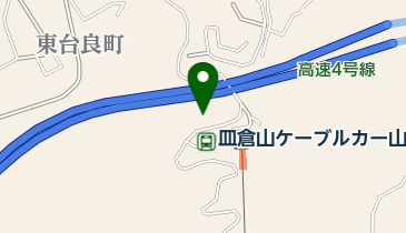 皿倉山展望台の地図画像