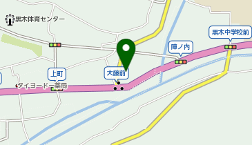 黒木大藤祭りの地図画像