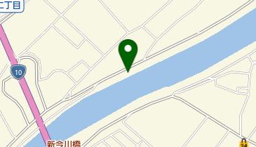 今川堤サイクリング道路の地図画像