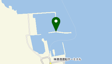 神湊漁港の地図画像