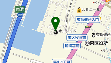 (株)オーシャンの地図画像