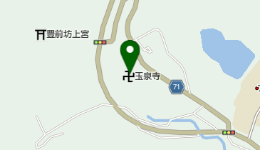 玉泉寺の地図画像