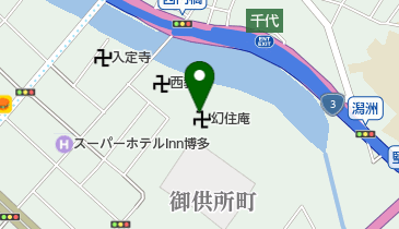 幻住庵の地図画像