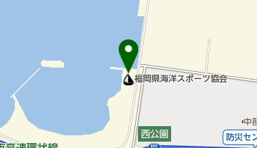 福岡県海洋スポーツ協会の地図画像